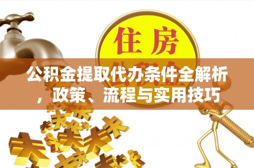 衡山公积金提取代办条件全解析，政策、流程与实用技巧